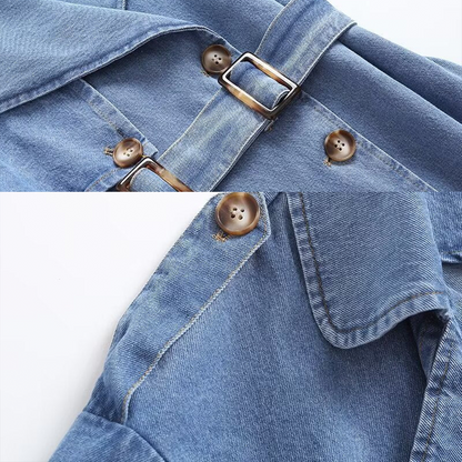 The Natalia Denim Trench