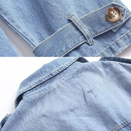 The Natalia Denim Trench