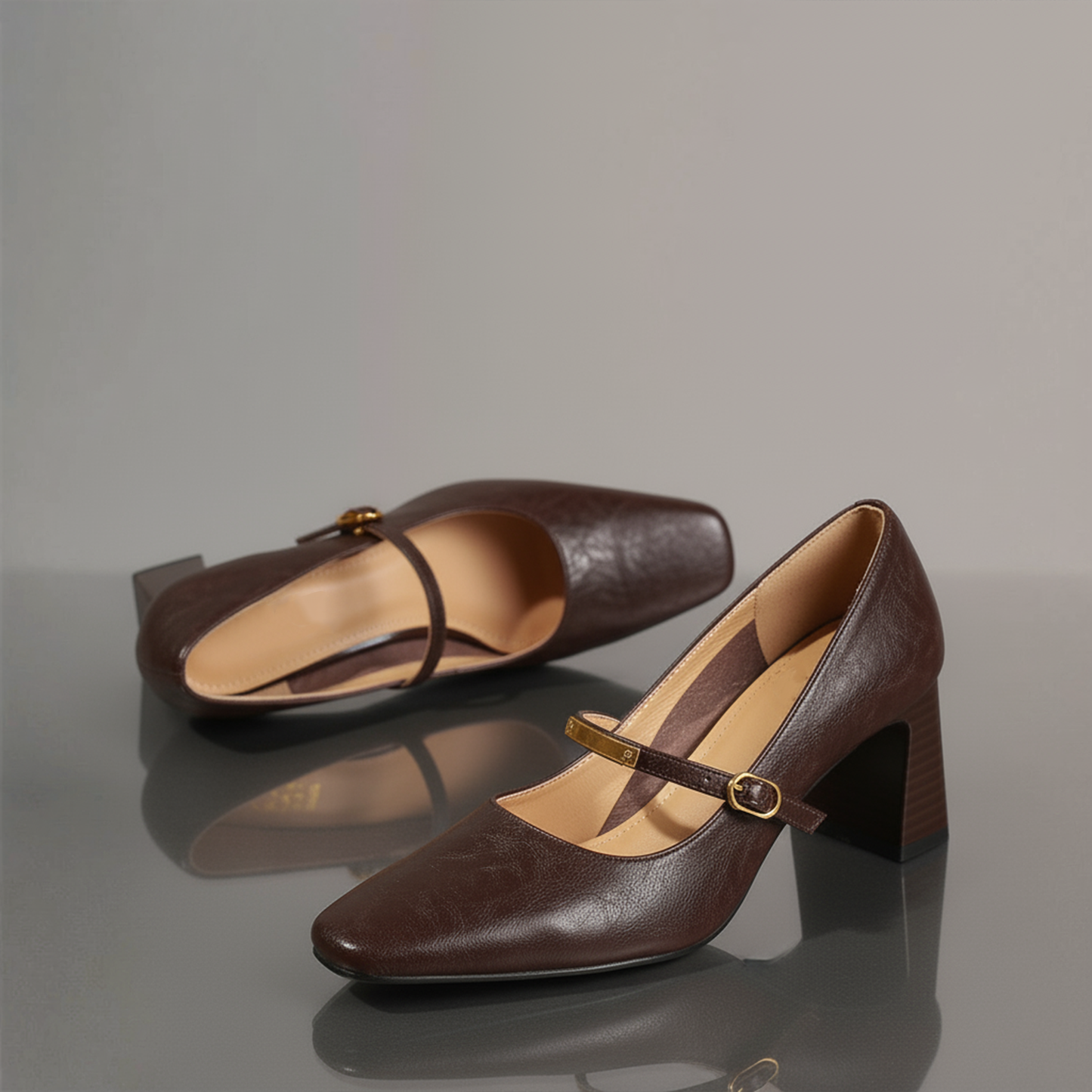 Sabrina Genuine Leather Heels