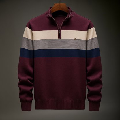 The Bordeaux Half-Zip