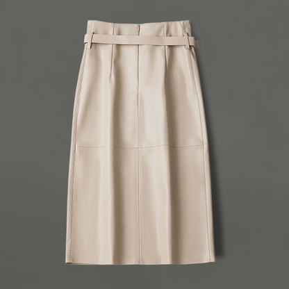 Avelle Sheepskin Leather Skirt