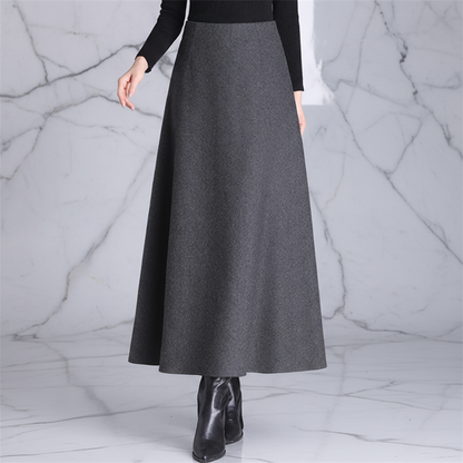 Céline Wool Midi Skirt