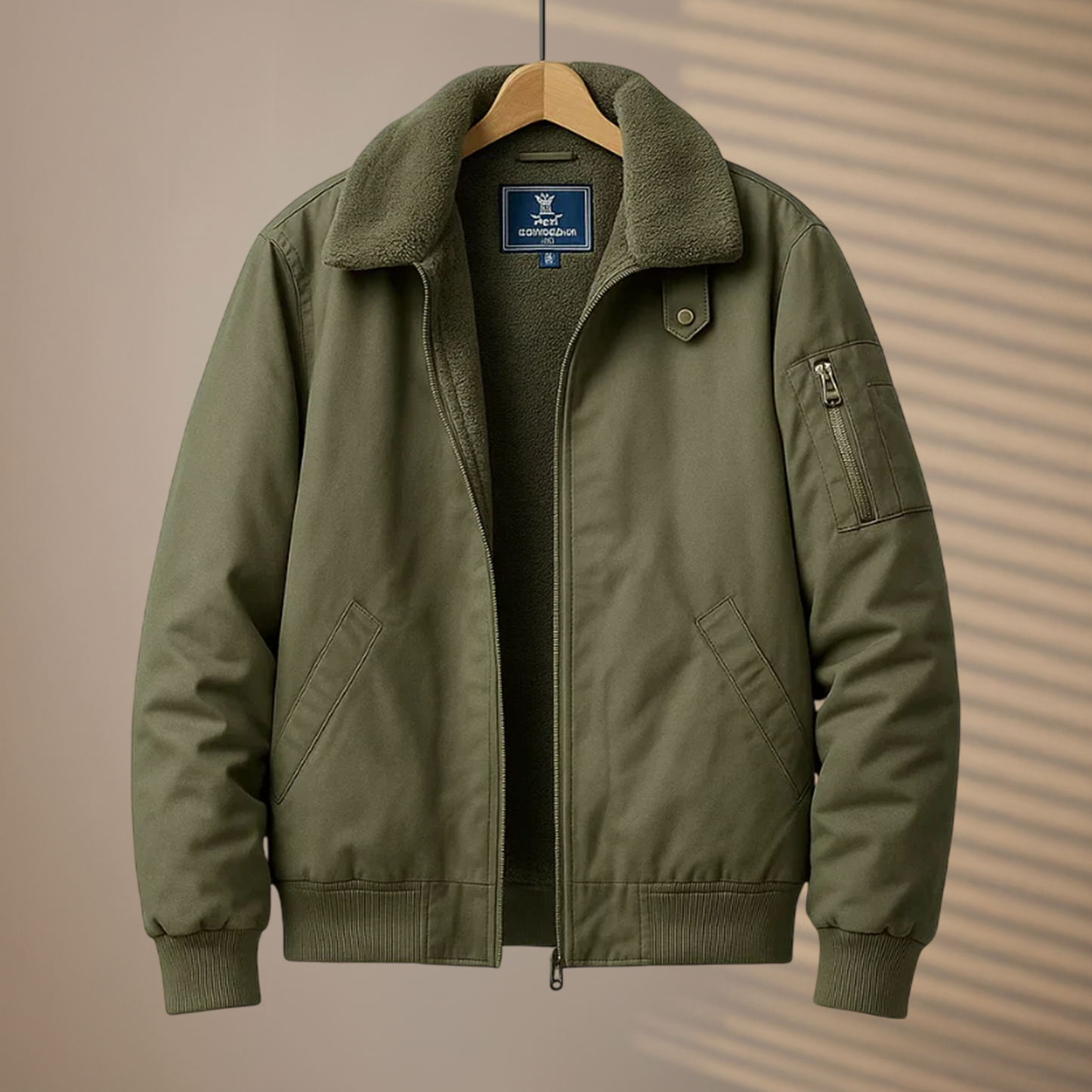 Harbor Fleece Bomber Jacket