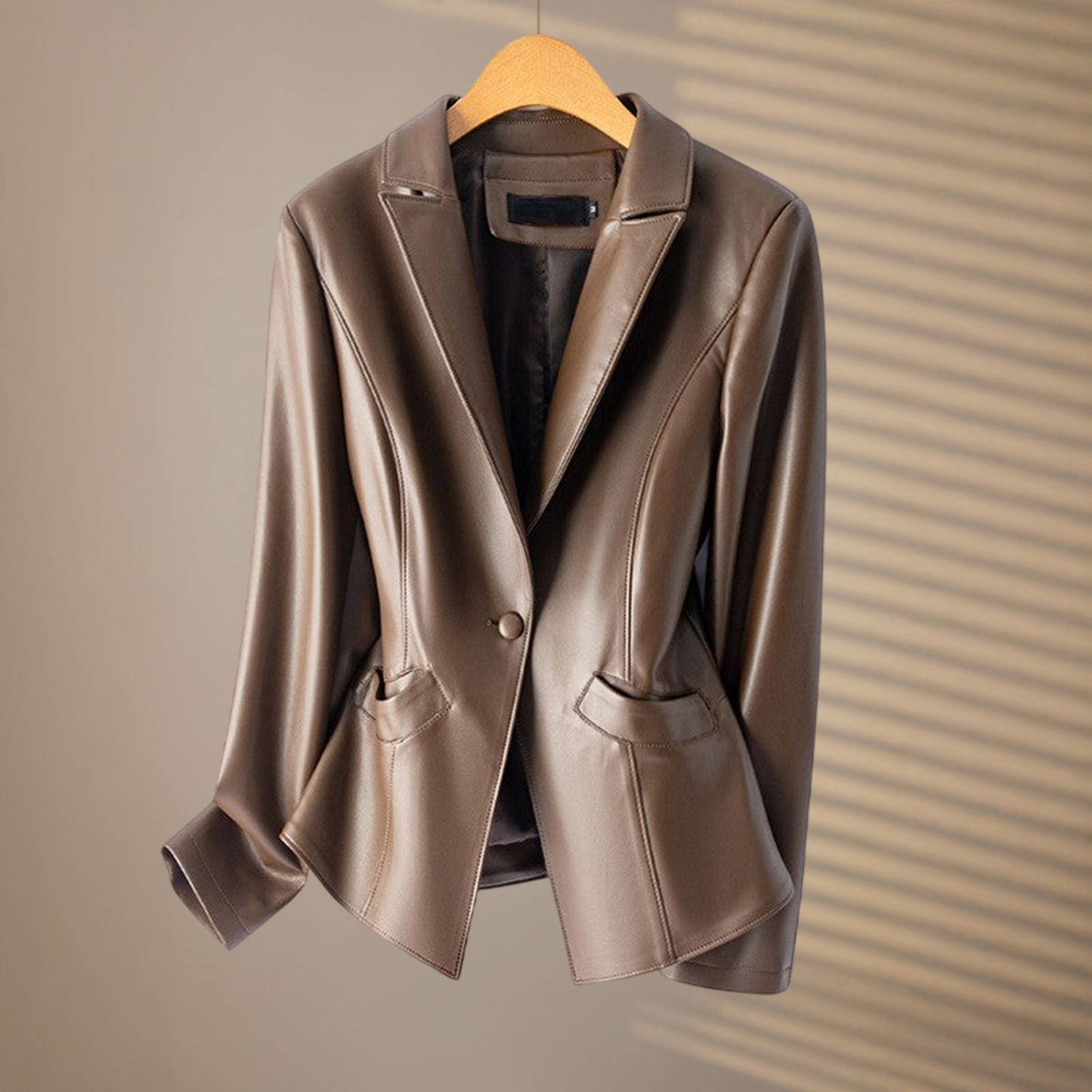 Valencia Leather Blazer