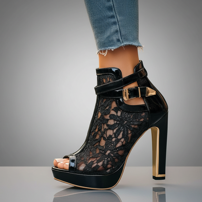 Ophelia Luxe Lace Heels