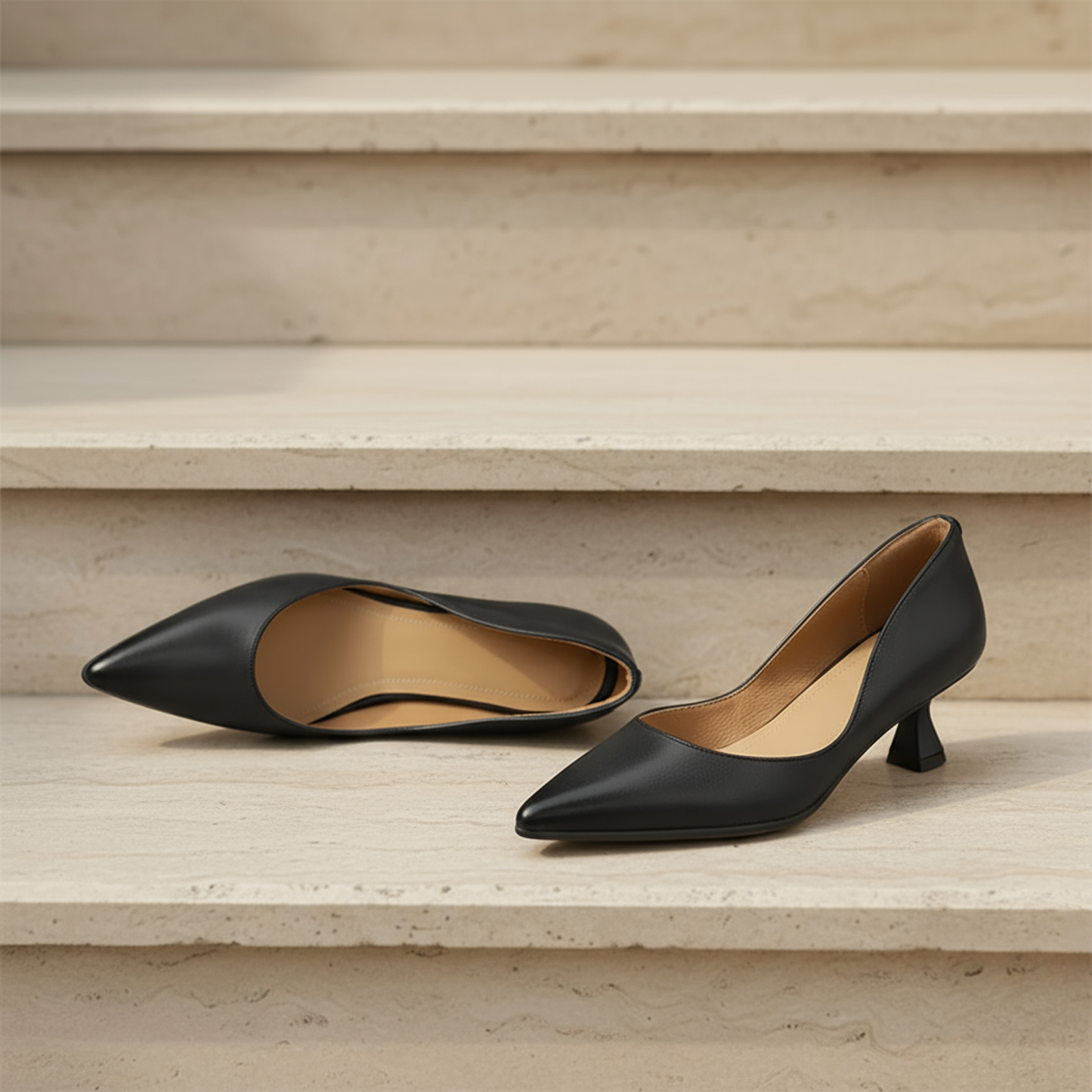 Vionne Genuine Leather Heels