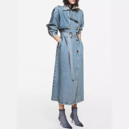 The Natalia Denim Trench