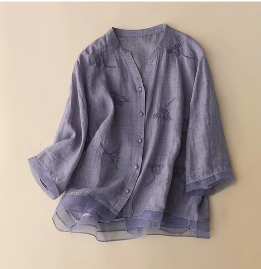 Adele Chambray Blouse