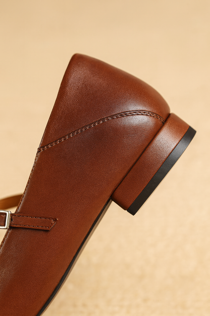 Marceline Genuine Leather Flats